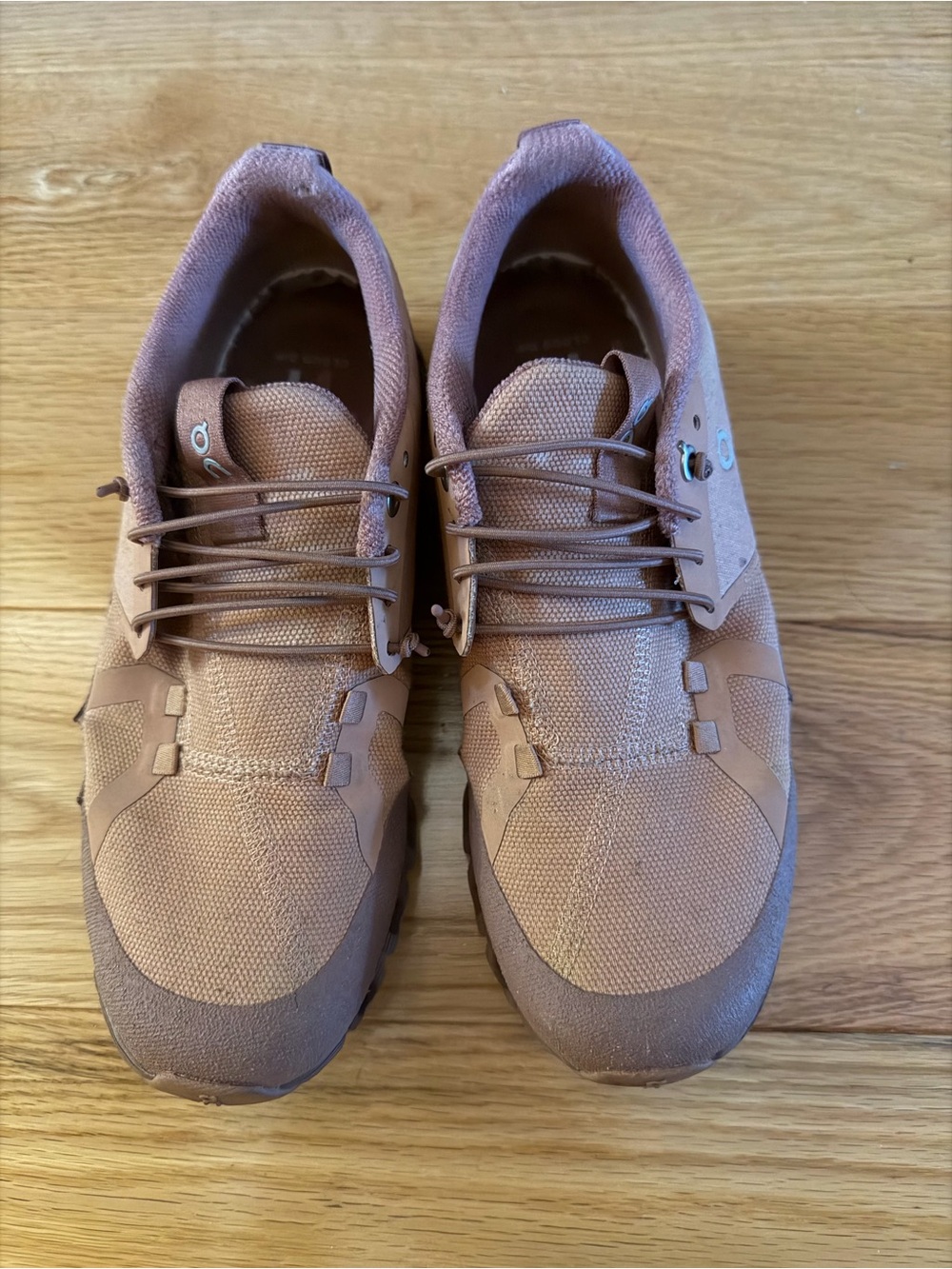On Women's Athletic Shoes in Blush Tan